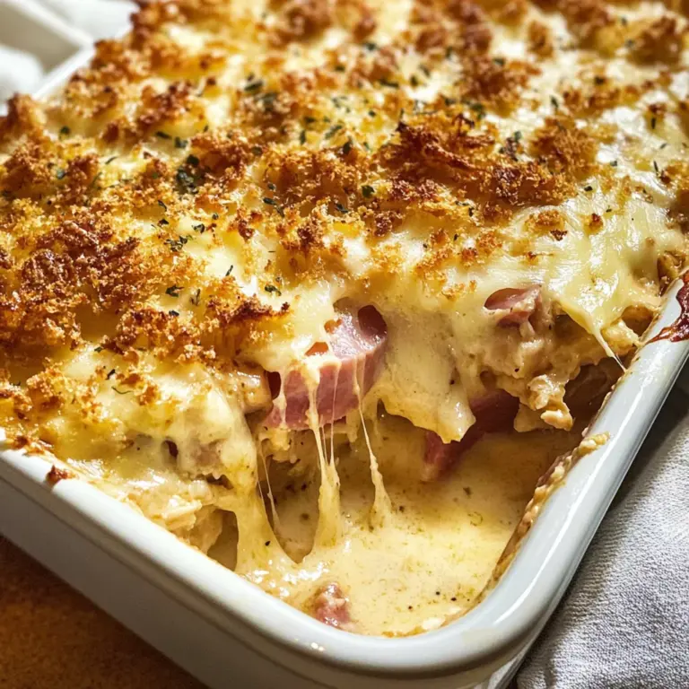 Chicken Cordon Bleu Casserole – Low Carb