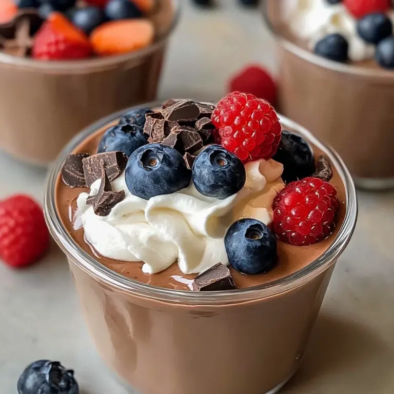 Chocolate Protein Pudding Recipe
