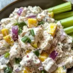 Cottage Cheese Chicken Salad with Banana Peppers