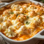 Creamy Buffalo Chicken Cauliflower Casserole Recipe