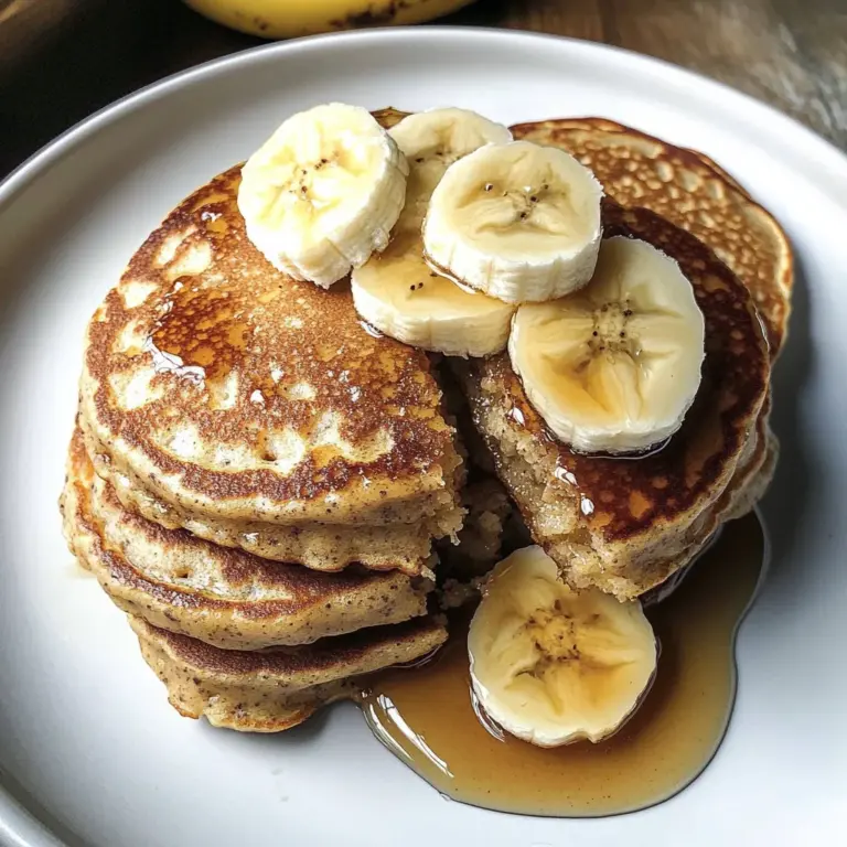 Flourless Banana & Protein Powder Pancakes