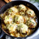 French Onion Chicken Meatballs