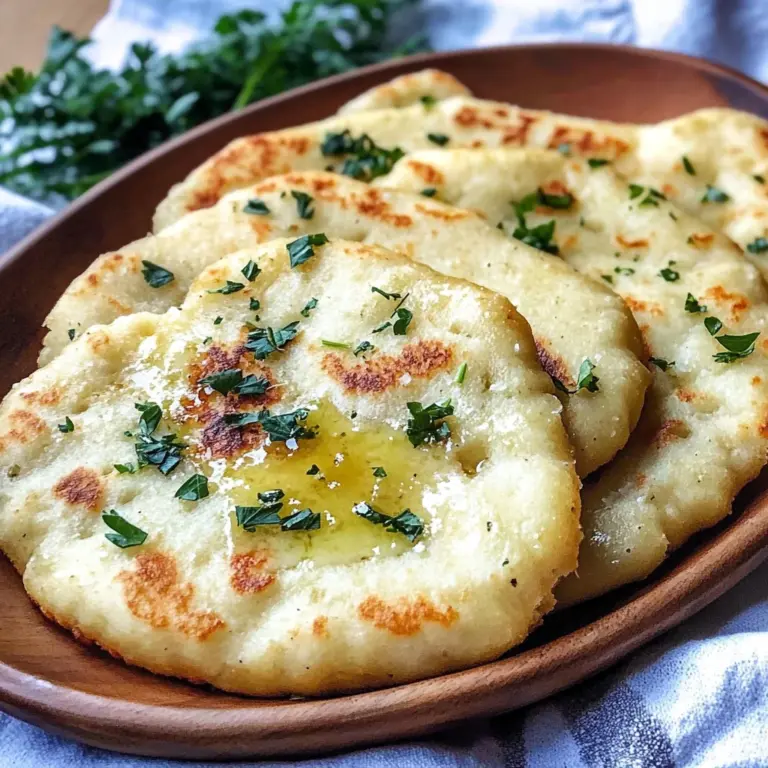 Garlic Keto Naan Bread Recipe