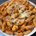 Garlic Parmesan Healthy Chicken Pasta