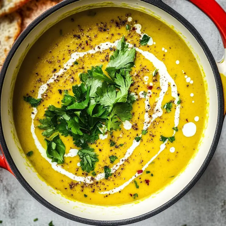 Healing Turmeric Cauliflower Soup