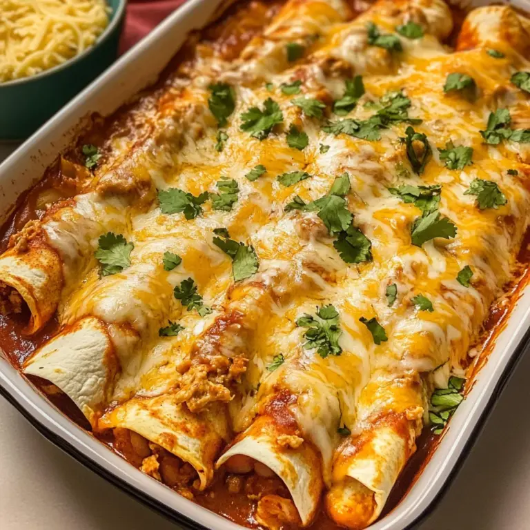 High Protein Chicken Enchiladas (30-minute)