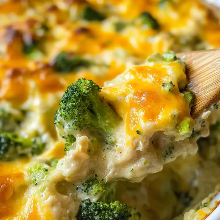 Keto Chicken Cheese Broccoli Casserole Bake