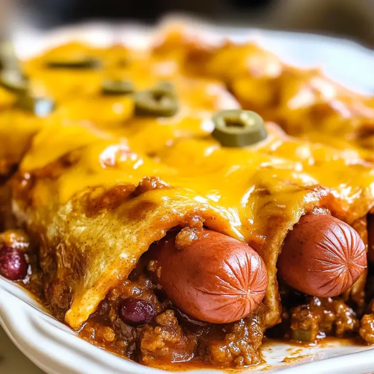 Keto Chili Dog Casserole Recipe