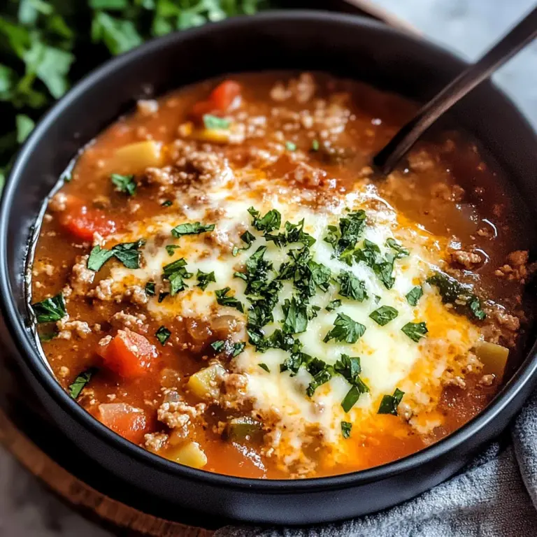 Keto Lasagna Soup