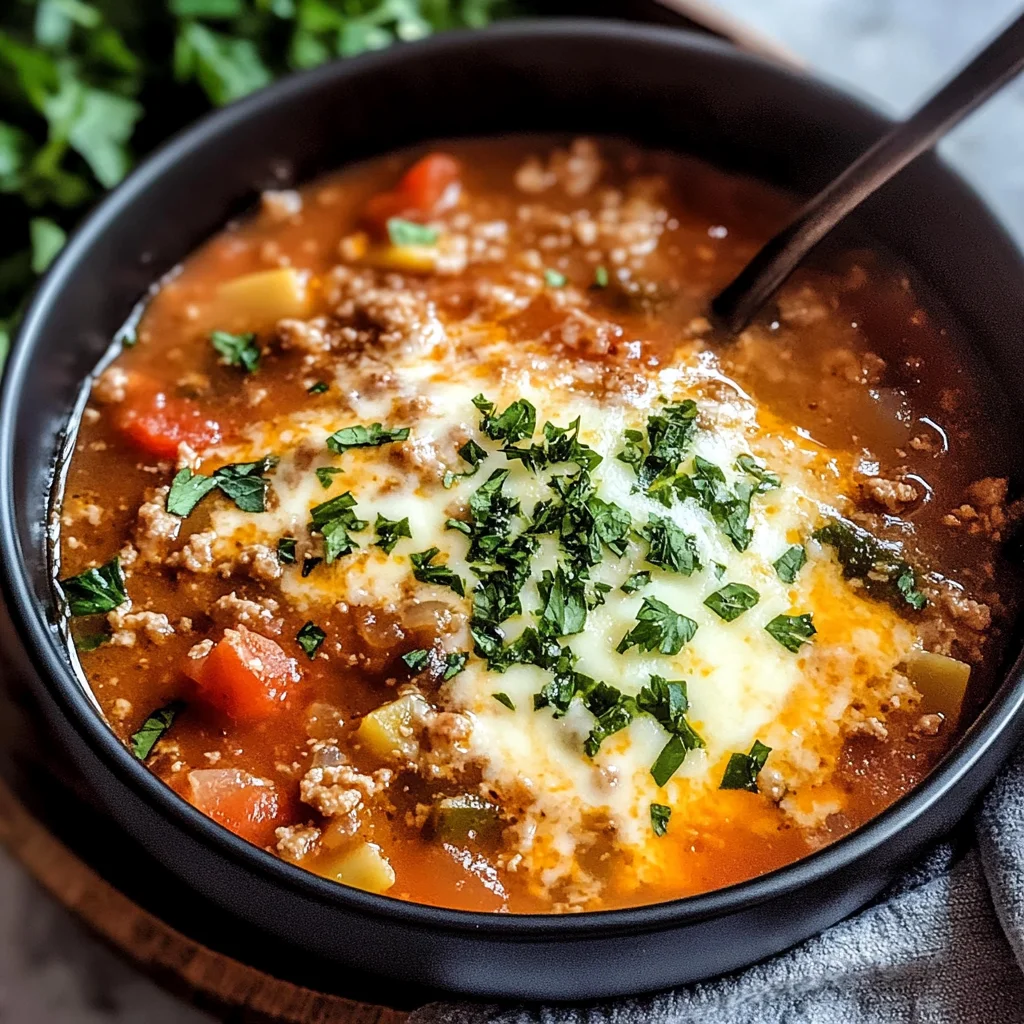 Keto Lasagna Soup