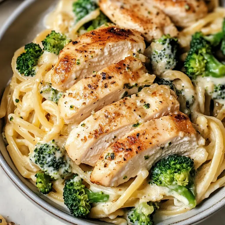 Low Calorie Chicken Alfredo