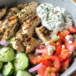 Low Carb Greek Chicken Bowls