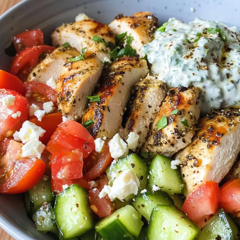 Low Carb Greek Chicken Bowls