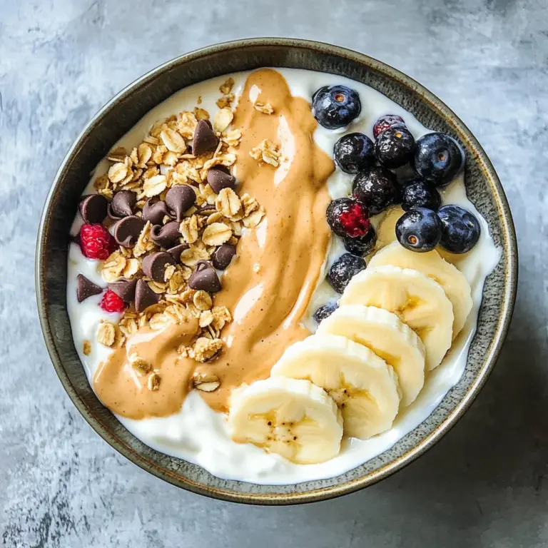 Peanut Butter Yogurt Bowls & Pots