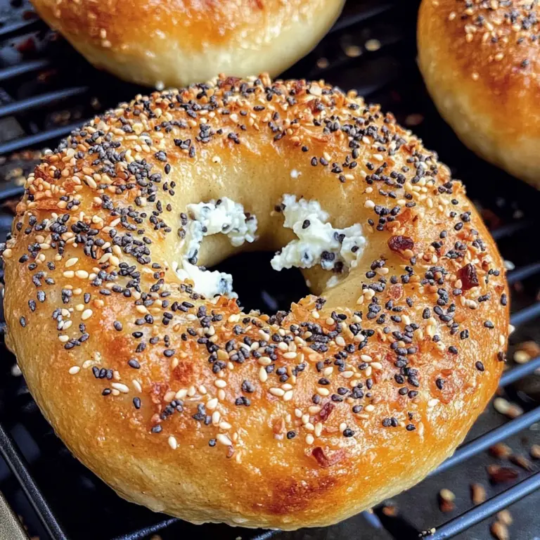 Protein Bagels with Cottage Cheese