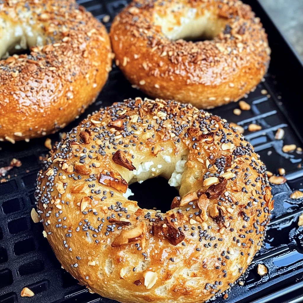 Protein Bagels with Cottage Cheese