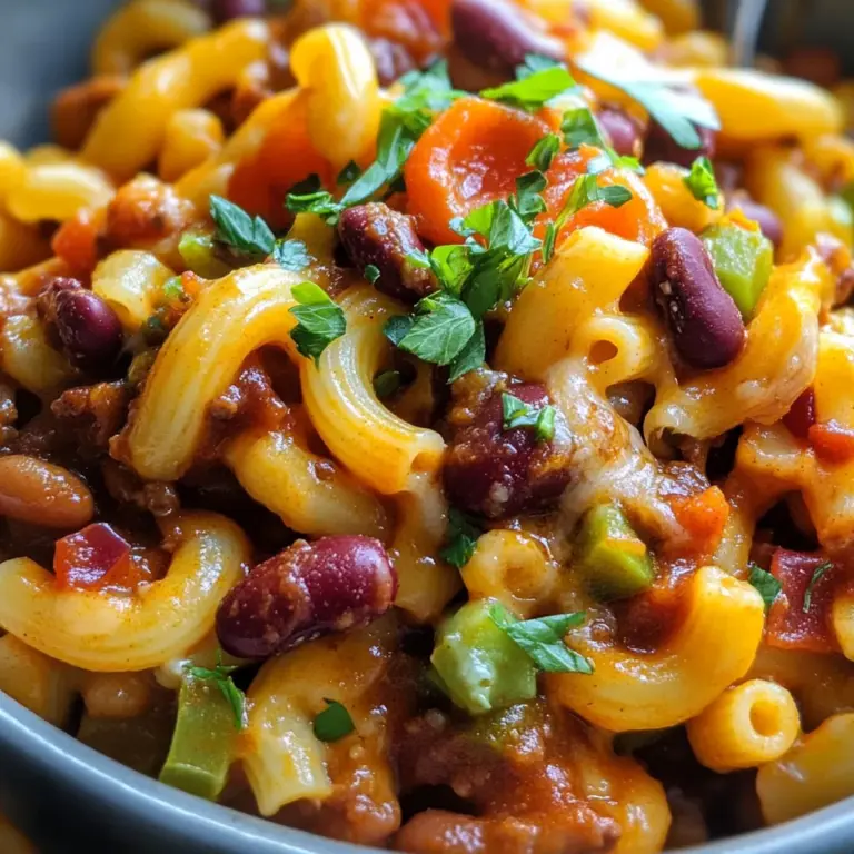 Vegetarian Chili Mac
