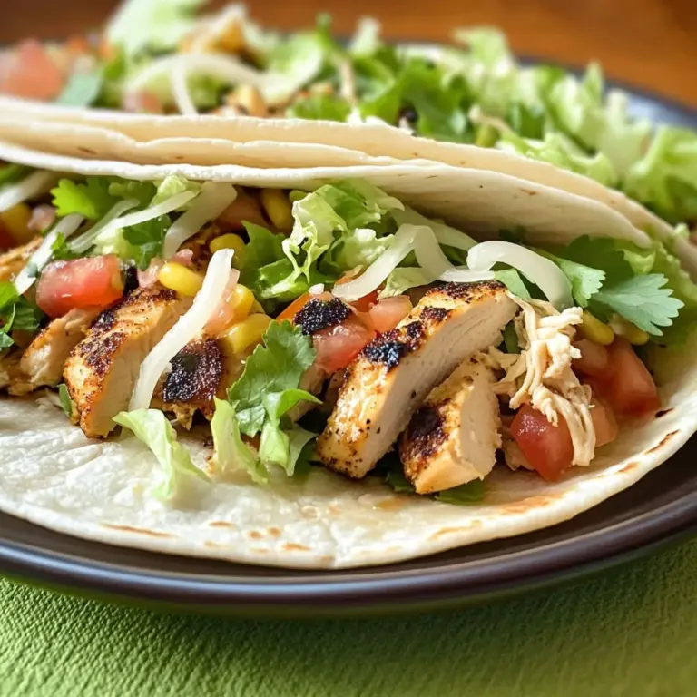 Weight Watchers Lime Chicken Tacos