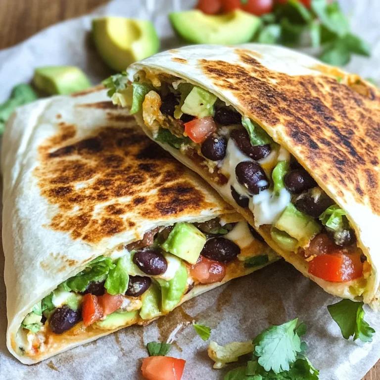 Black Bean Crunch Wrap