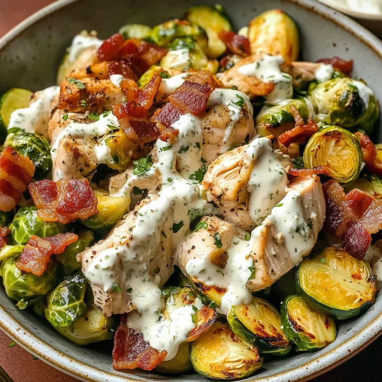 Chicken Bacon Ranch Keto Bowls