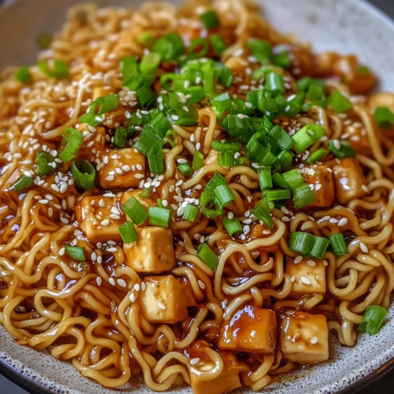Easy Saucy Ramen Noodles