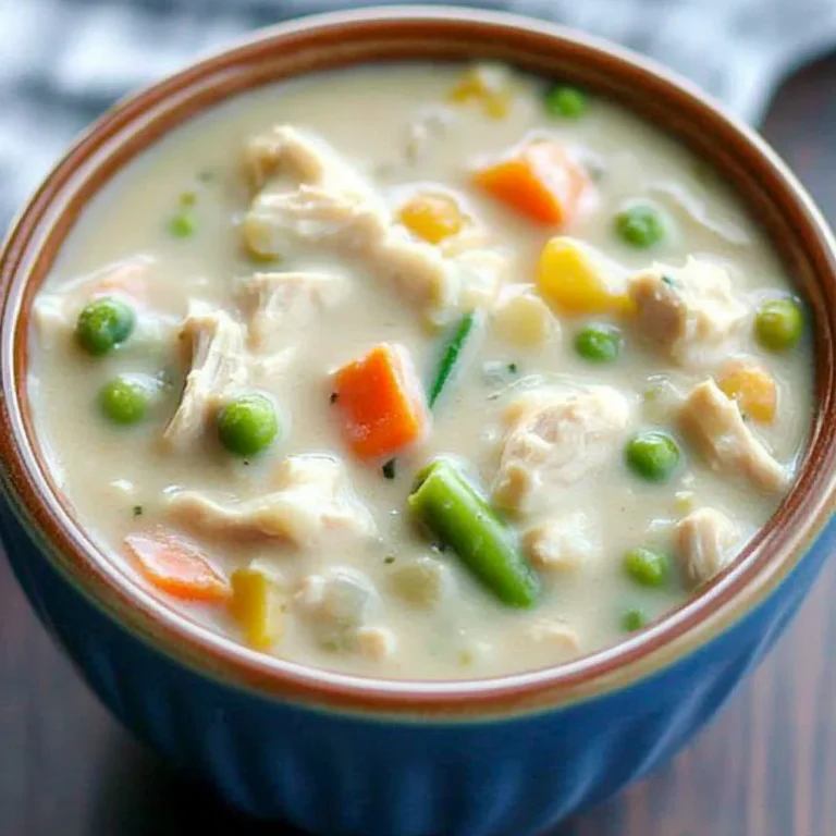Healthy Chicken Pot Pie Soup Recipe