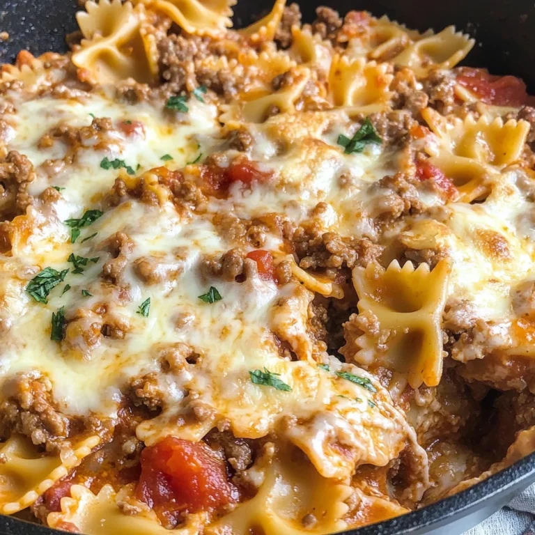 Healthy One Pot Skillet Lasagan