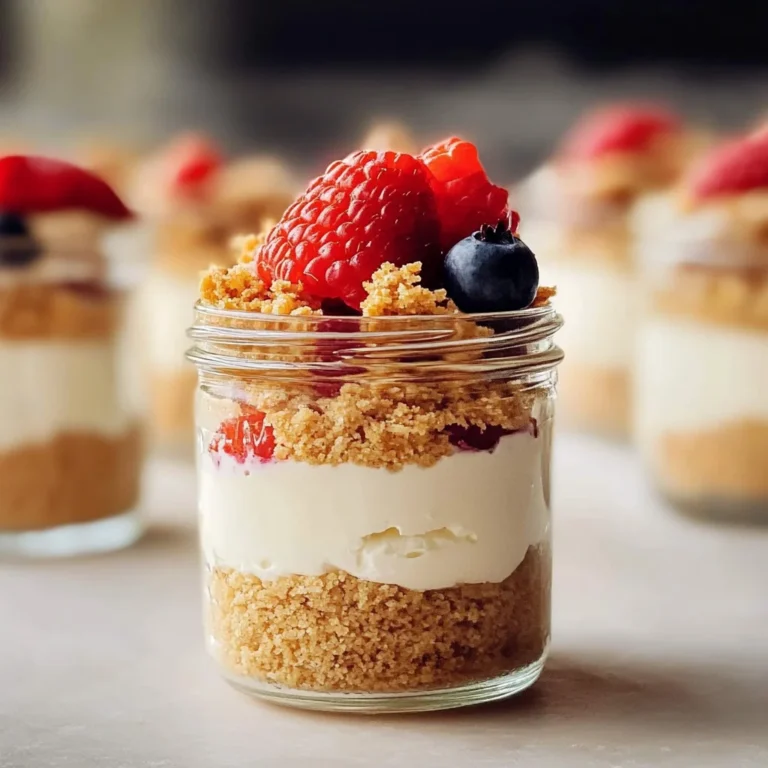 High Protein Cheesecake Jars Recipe
