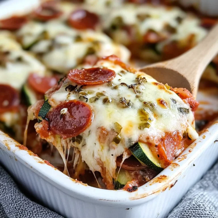 Keto Pizza Casserole Recipe