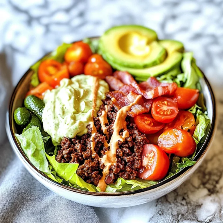 Low-Carb Burger Bowl
