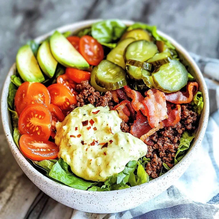 Low-Carb Burger Bowl