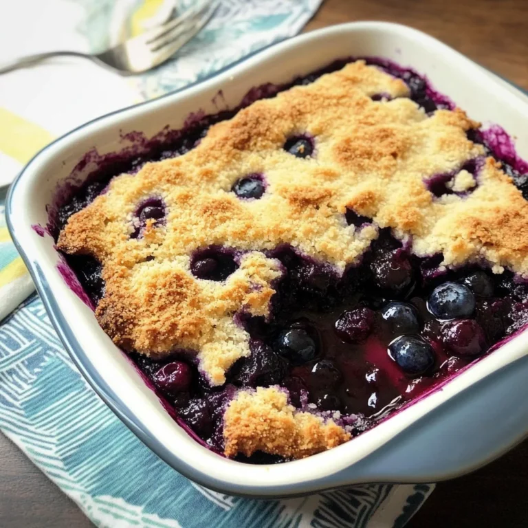 Low Carb Keto Blueberry Cobbler