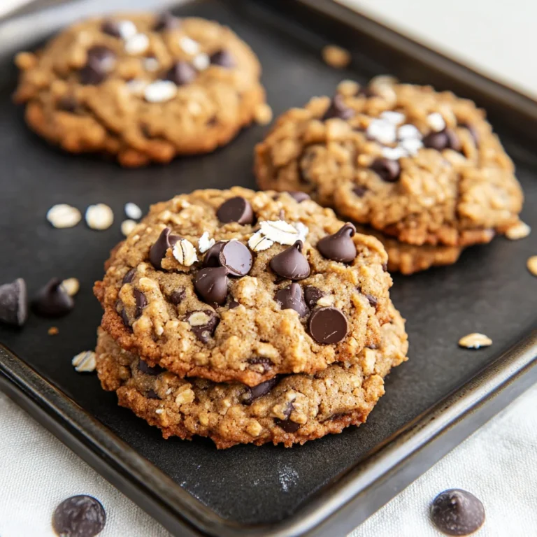 Peanut Butter Oatmeal Chocolate Chip Cookies