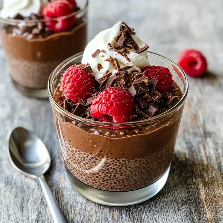 Chocolate Chia Seed Pudding