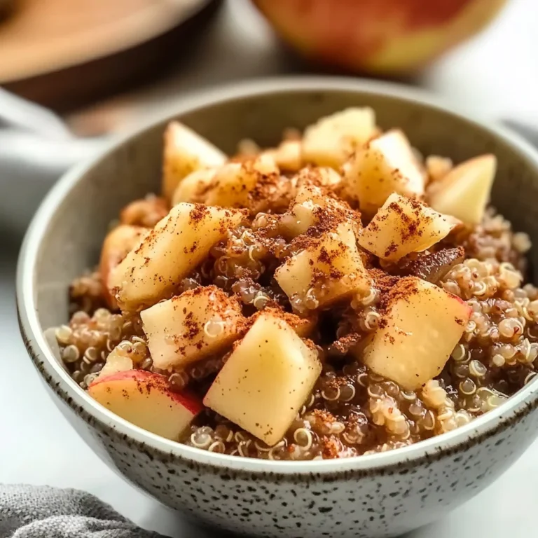 Cinnamon Apple Quinoa Breakfast