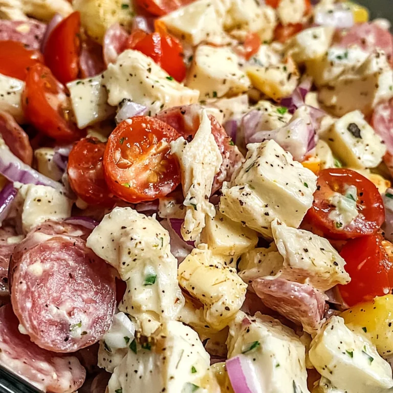Italian Grinder Chicken Salad