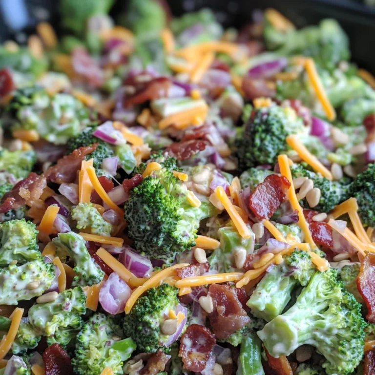 Keto Broccoli Salad Recipe