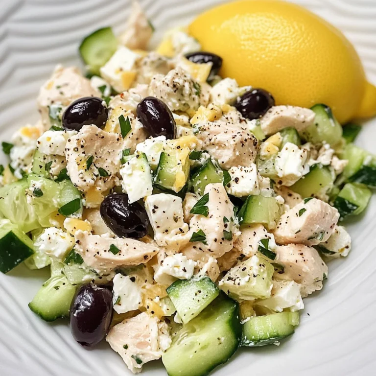 Keto Mediterranean Chicken Salad