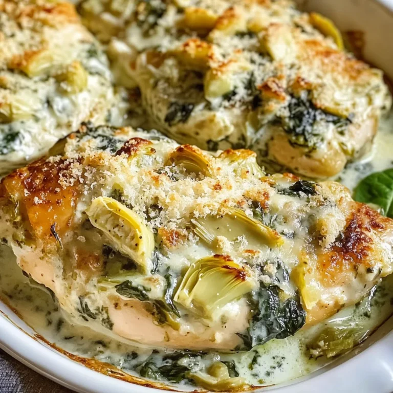 Spinach Artichoke Chicken with Cottage Cheese