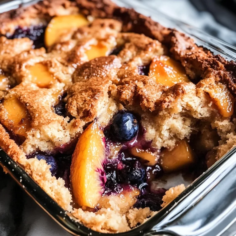 Vegan Brown Butter Peach Cobbler