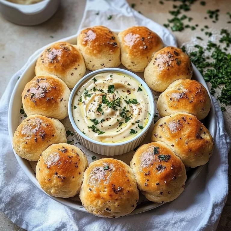 Vegan Garlic Dough Balls
