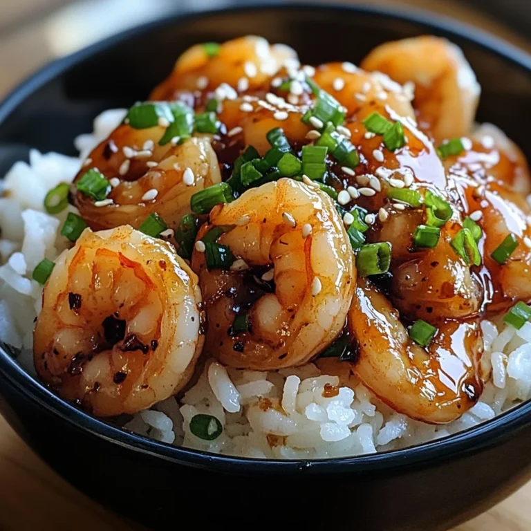 20 Minute Honey Garlic Shrimp & Rice Bowl