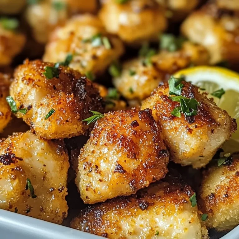 Air Fryer Lemon Chicken Bites