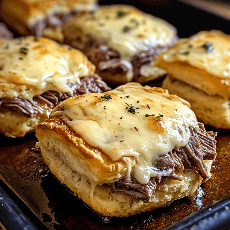 Baked French Dip Biscuits Recipe: A Comforting, Family-Friendly Meal