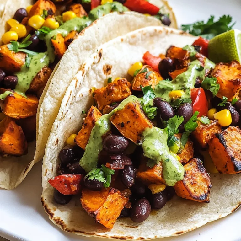 Black Bean Sweet Potato Tacos Recipe