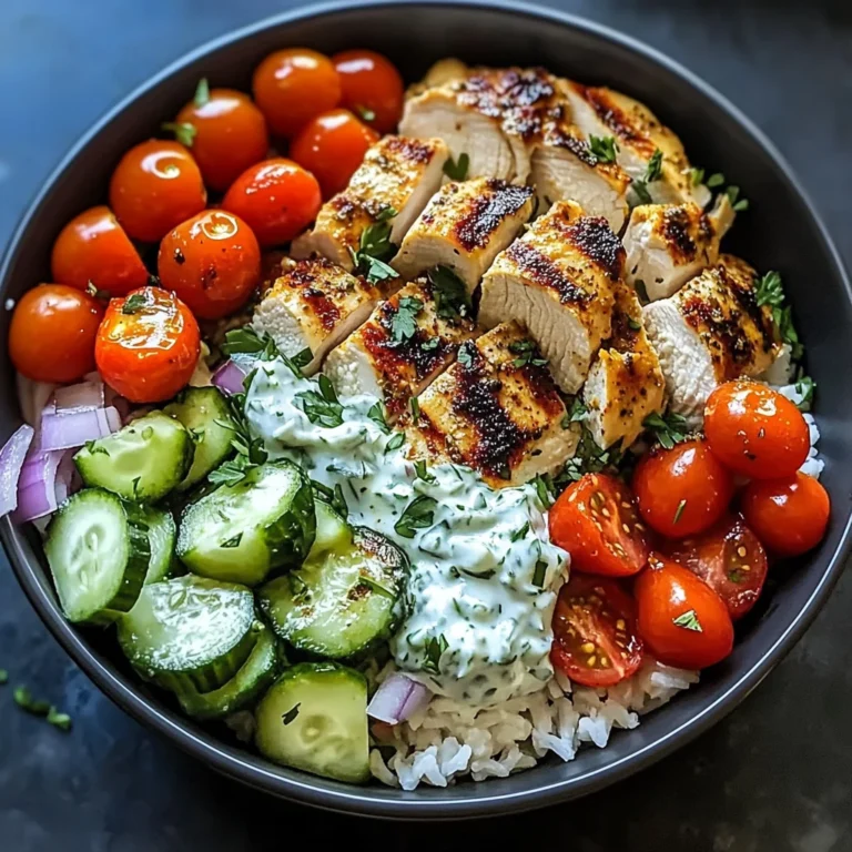 Chicken Tzatziki Bowls