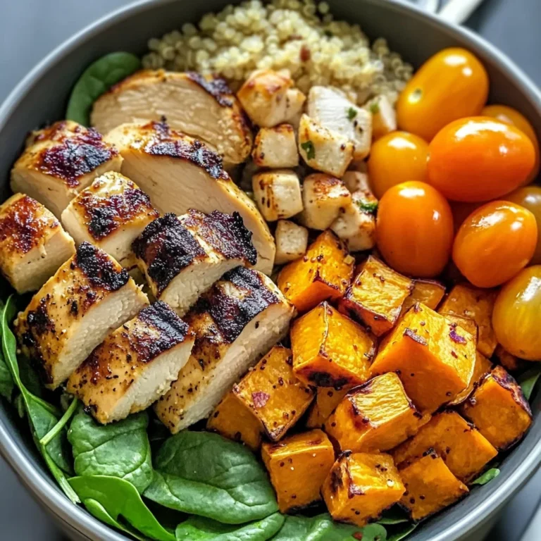 Chicken & Sweet Potato Buddha Bowl