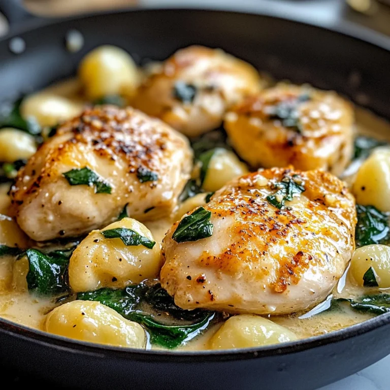 Creamy Garlic Chicken Gnocchi Skillet