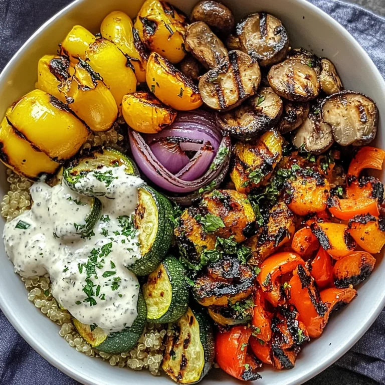 Grilled Veggie Bowl with Quinoa