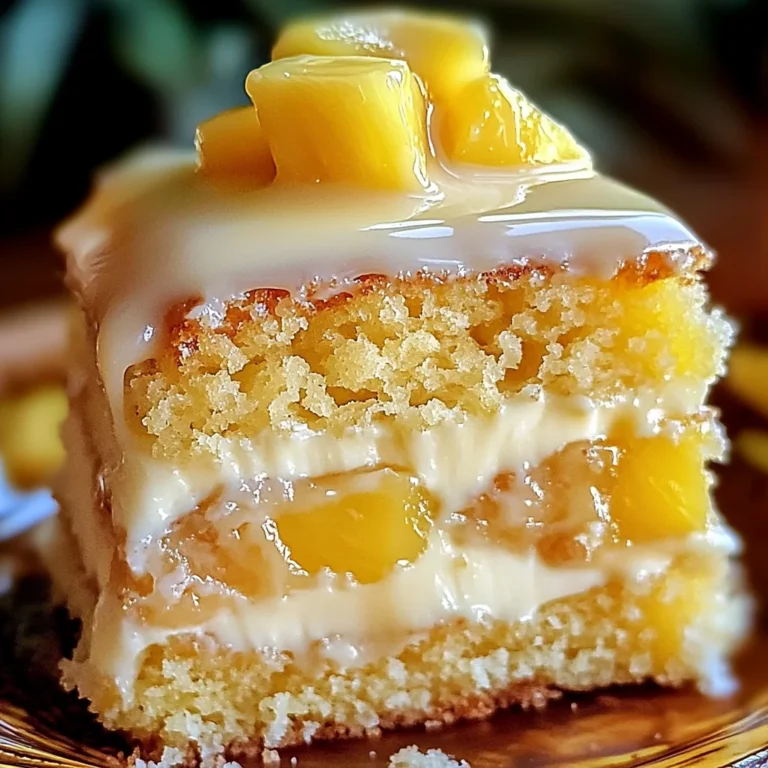 Juicy Pineapple Heaven Cake
